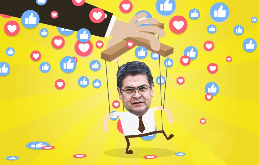 El presidente de Honduras, Juan Orlando Hernández, ha utilizado un ejército de bots para aumentar su popularidad y atacar a sus adversarios. 