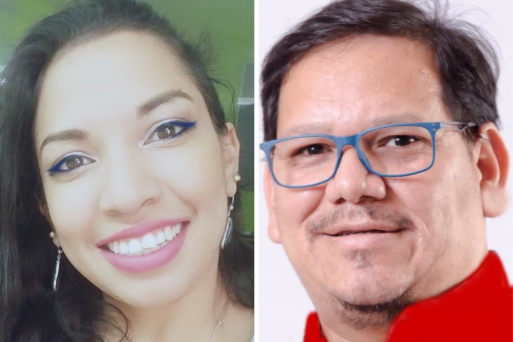 Lxs líderes LGBTIQ+ en Honduras, Ana Pérez y Donny Reyes.
