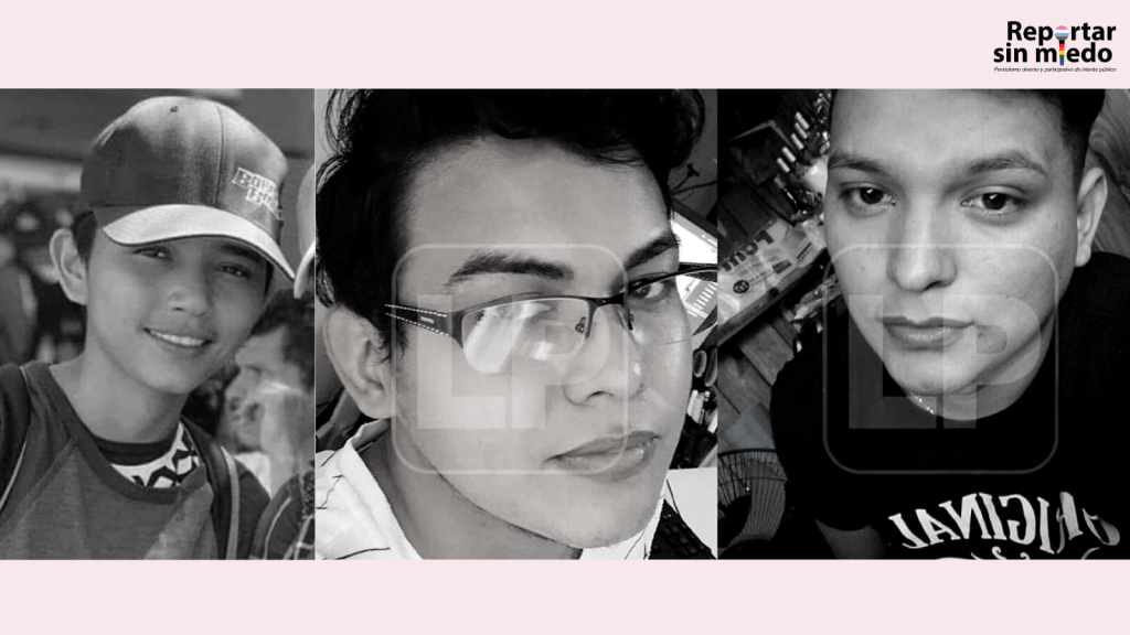 María Fernanda Martínez, Jonathan Gabriel Martínez y César Gustavo Zúñiga.