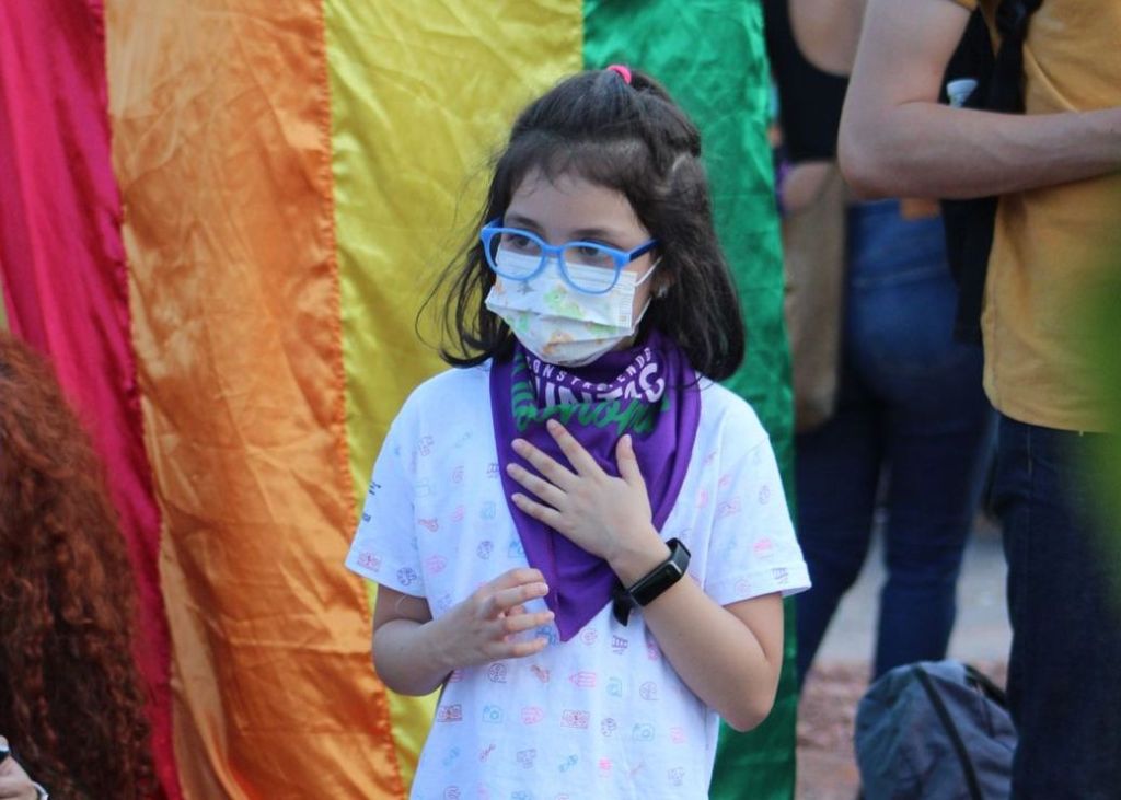 Una niña participante en el evento. Foto: Óscar Ramírez