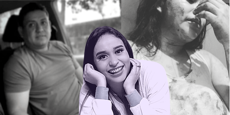 Lisbany León (22) denuncia a José Fredy Luna Valle como su agresor.