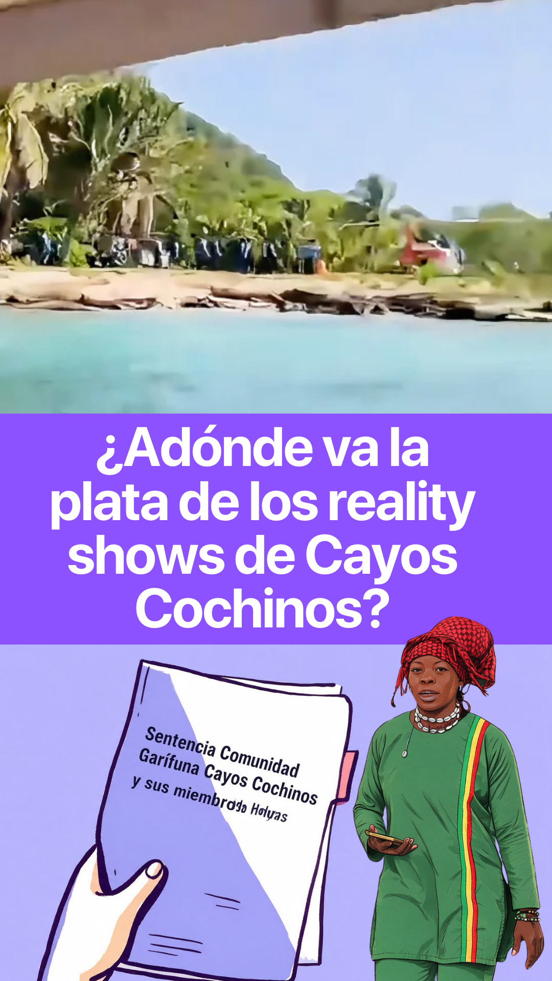 ¿Adónde va la plata de los reality shows de Cayos Cochinos?