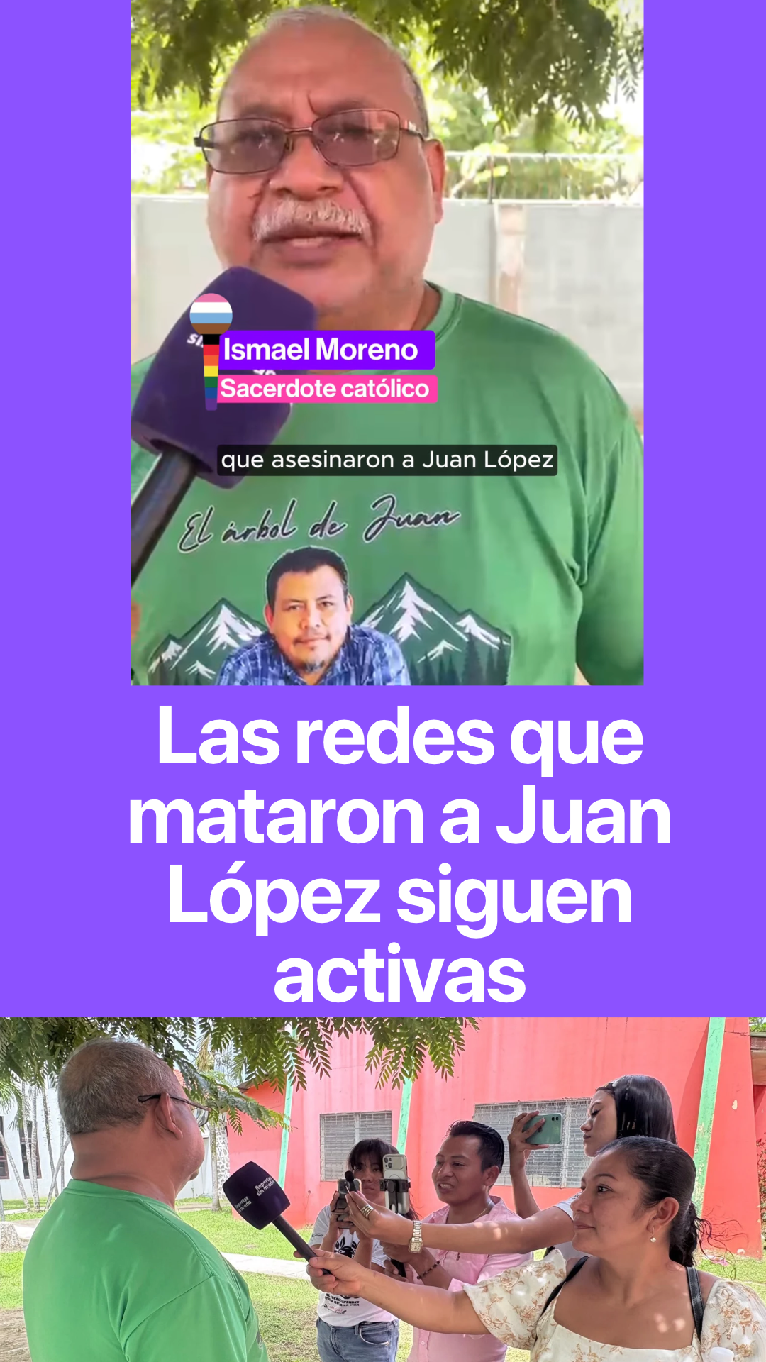 Las redes que mataron a Juan López siguen activas: Padre Melo