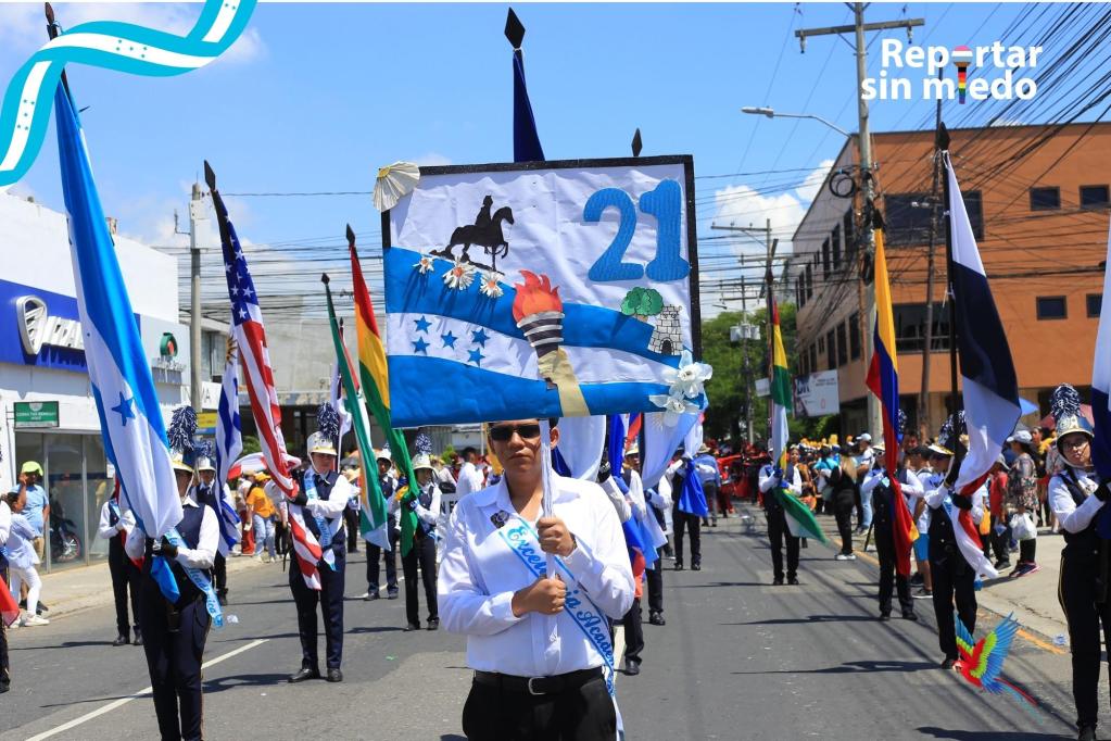 desfiles en San Pedro Sula independencia de honduras resumen san pedro sula hoy 203 años de independencia Independencia en Honduras