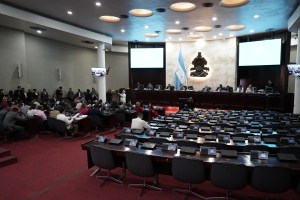 Imagen de como luce el Congreso Nacional la noche del 09 de enero del 2026- Foto: Leonel Estrada